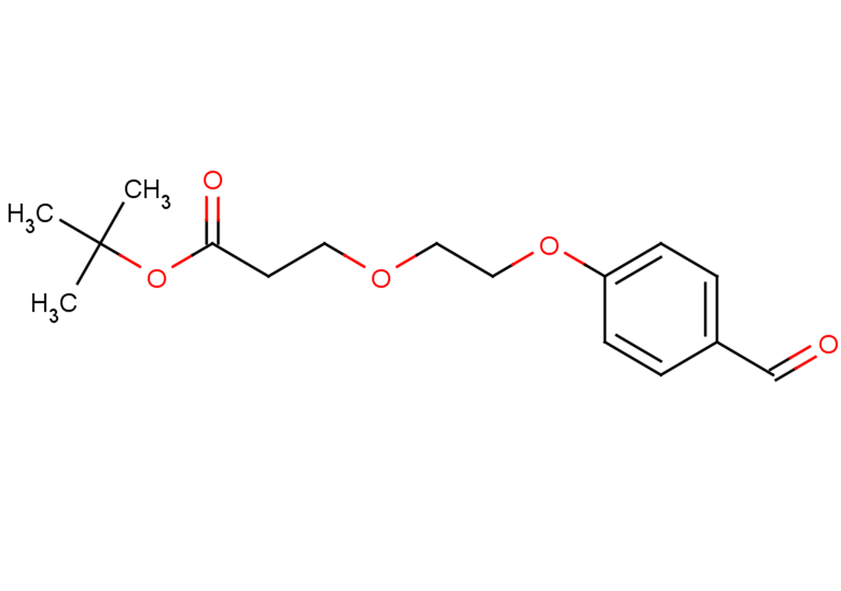 tert-butyl 3-[2-(4-formylphenoxy)ethoxy]propanoate