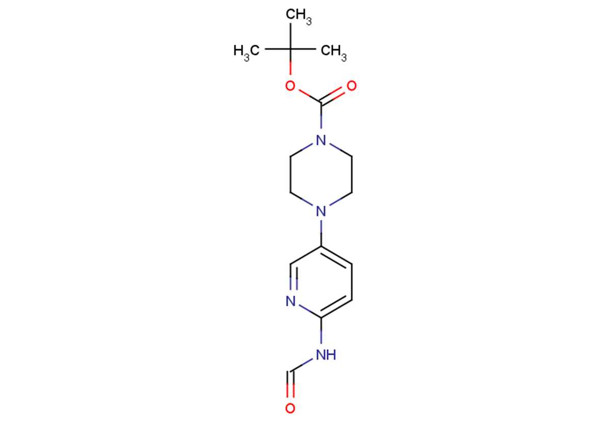 tert-butyl 4-(6-formamidopyridin-3-yl)piperazine-1-carboxylate