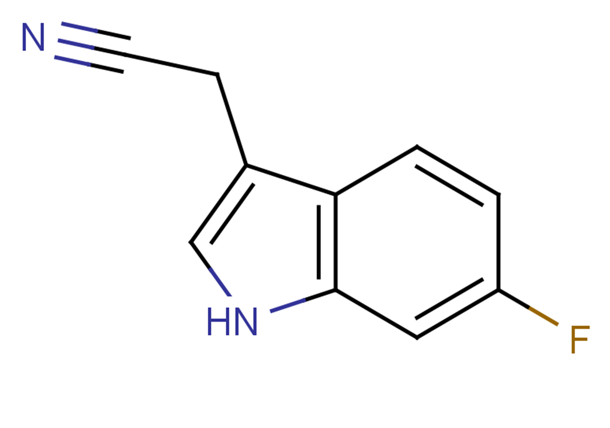 2-(6-fluoro-1H-indol-3-yl)acetonitrile