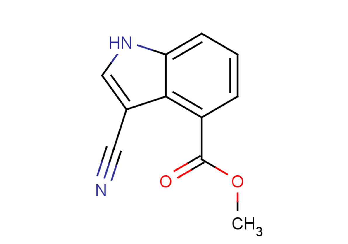 methyl 3-cyano-1H-indole-4-carboxylate