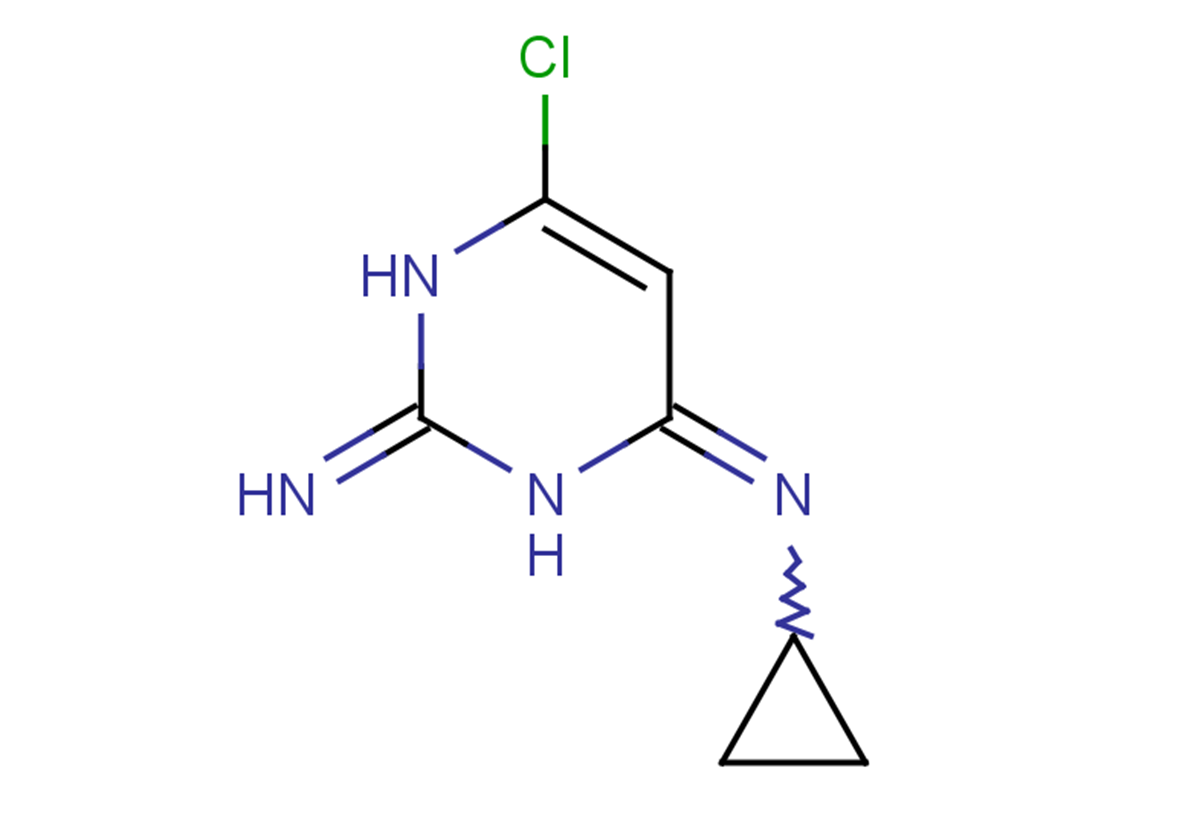 6-chloro-4-N-cyclopropyl-1,2,3,4-tetrahydropyrimidine-2,4-diimine