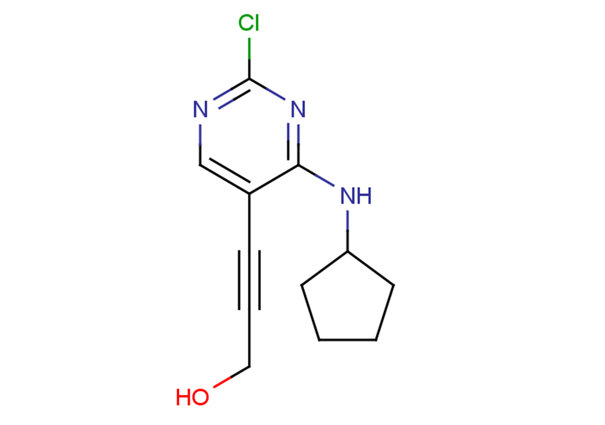 3-[2-chloro-4-(cyclopentylamino)pyrimidin-5-yl]prop-2-yn-1-ol