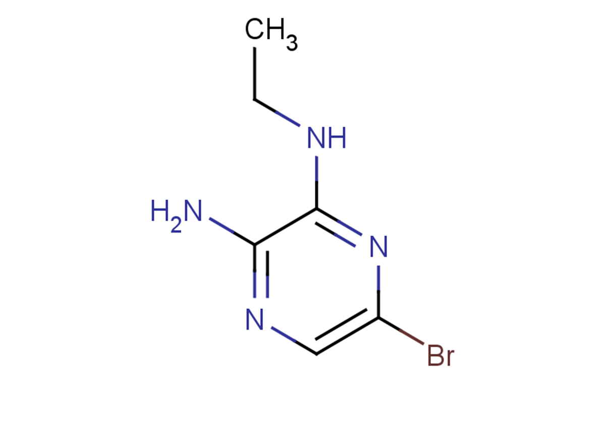 6-bromo-2-N-ethylpyrazine-2,3-diamine