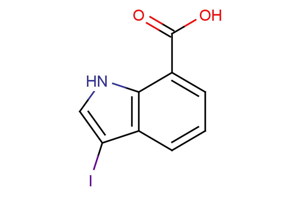 3-iodo-1H-indole-7-carboxylic acid