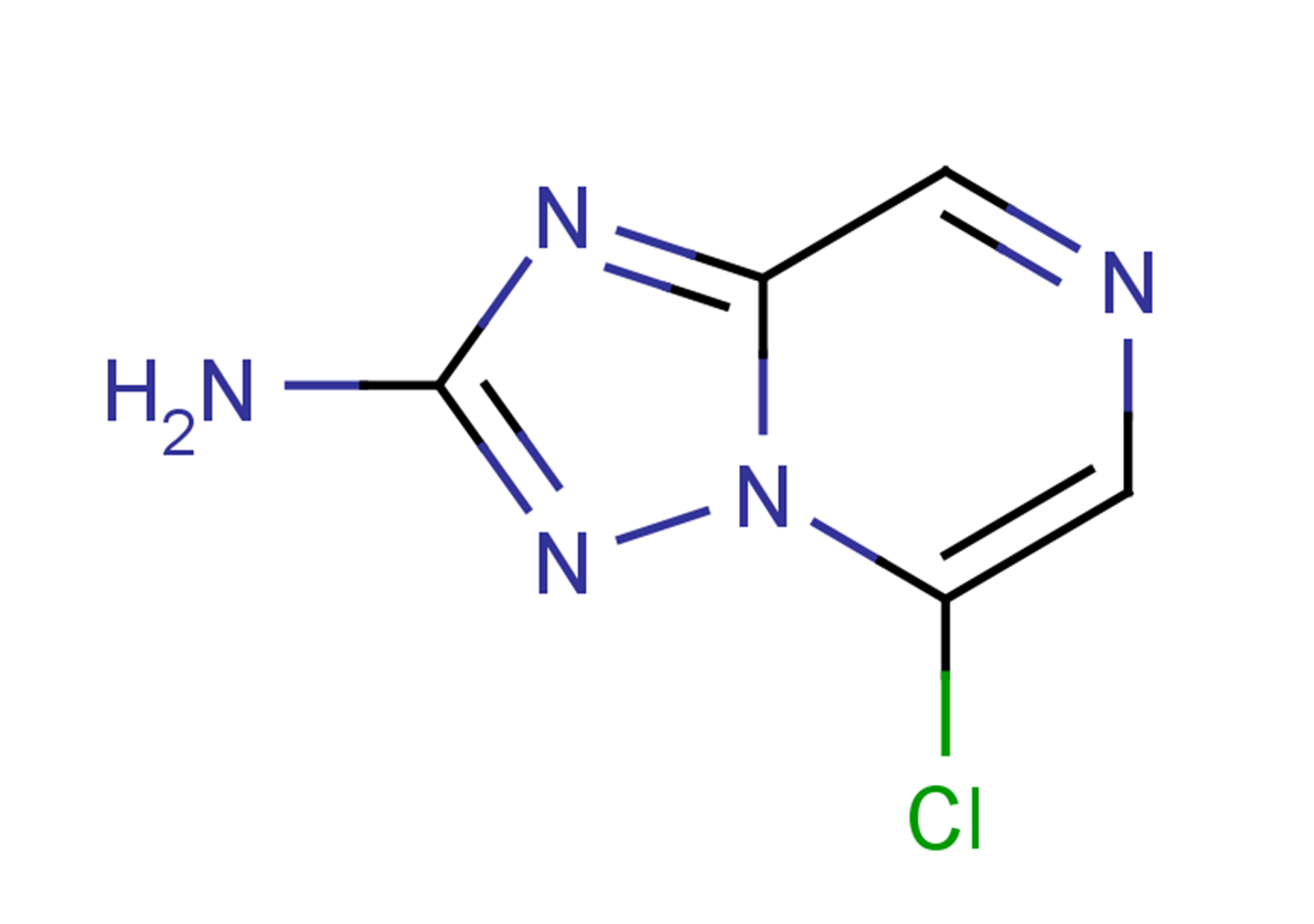 7-chloro-[1,2,4]triazolo[1,5-a]pyrazin-2-amine
