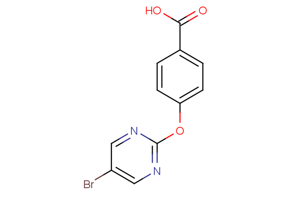 4-[(5-bromopyrimidin-2-yl)oxy]benzoic acid