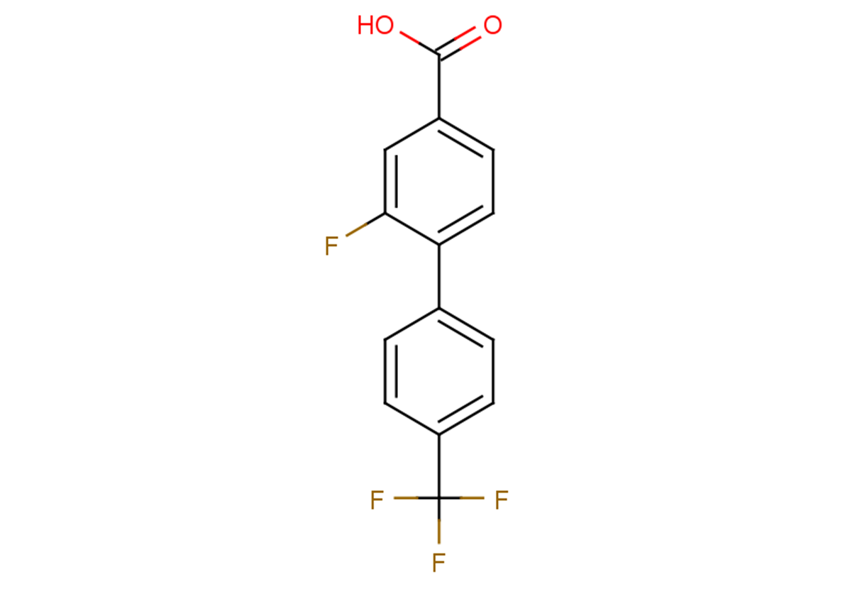 3-fluoro-4-[4-(trifluoromethyl)phenyl]benzoic acid
