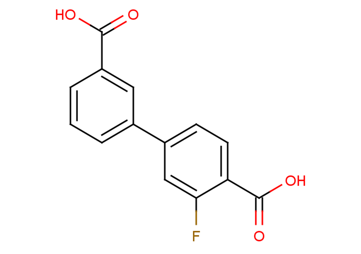 4-(3-carboxyphenyl)-2-fluorobenzoic acid