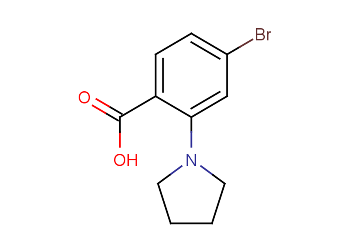 4-bromo-2-(pyrrolidin-1-yl)benzoic acid