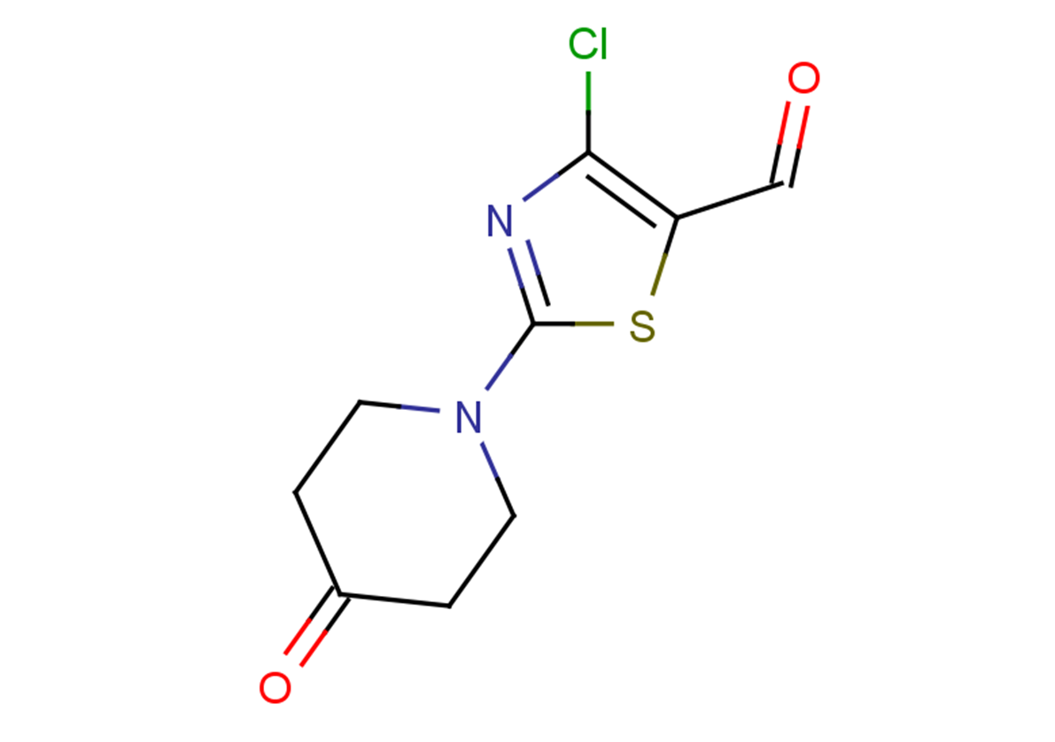 4-chloro-2-(4-oxopiperidin-1-yl)-1,3-thiazole-5-carbaldehyde