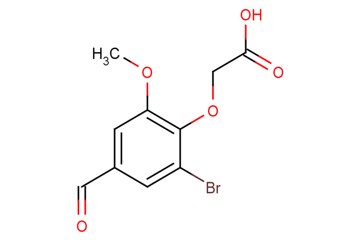 2-(2-bromo-4-formyl-6-methoxyphenoxy)acetic acid