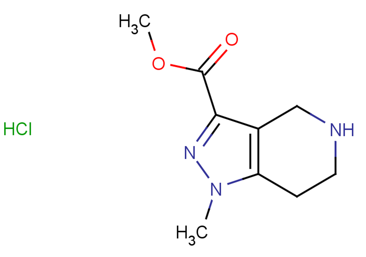 methyl 1-methyl-1H,4H,5H,6H,7H-pyrazolo[4,3-c]pyridine-3-carboxylate hydrochloride