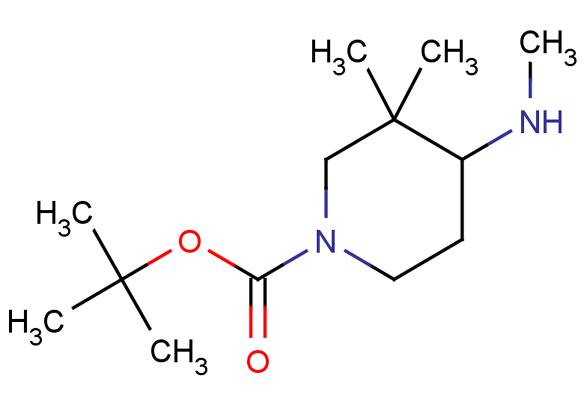 tert-butyl 3,3-dimethyl-4-(methylamino)piperidine-1-carboxylate