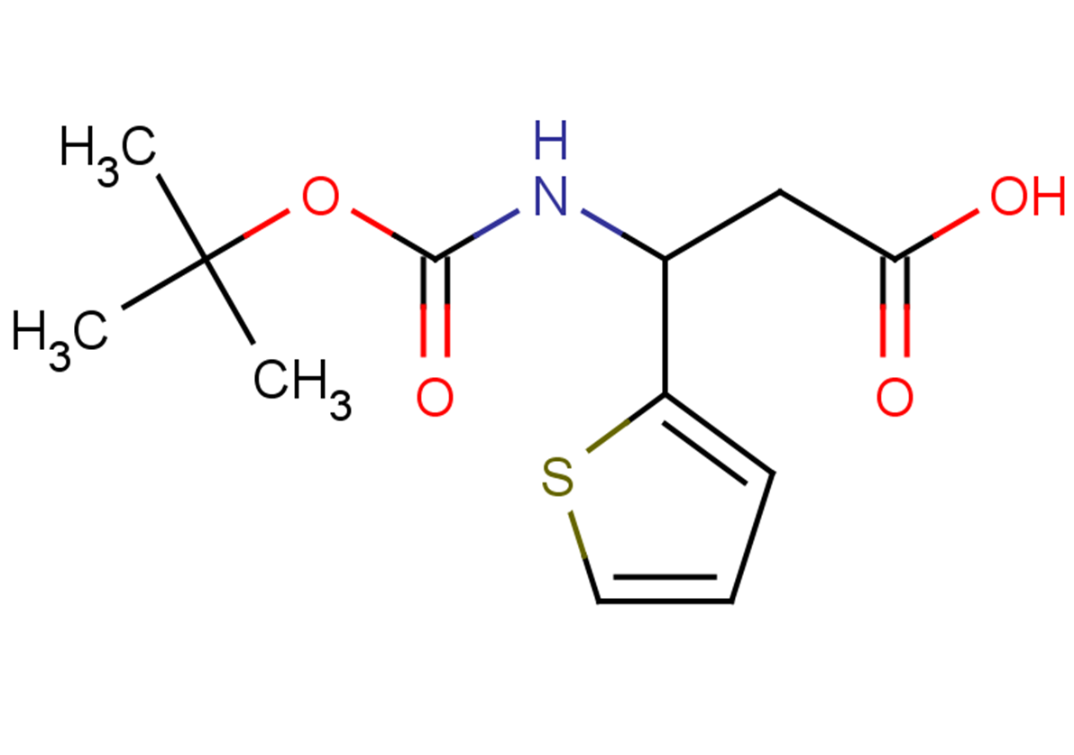 3-{[(tert-butoxy)carbonyl]amino}-3-(thiophen-2-yl)propanoic acid