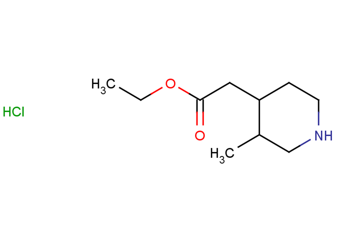 ethyl 2-(3-methylpiperidin-4-yl)acetate hydrochloride