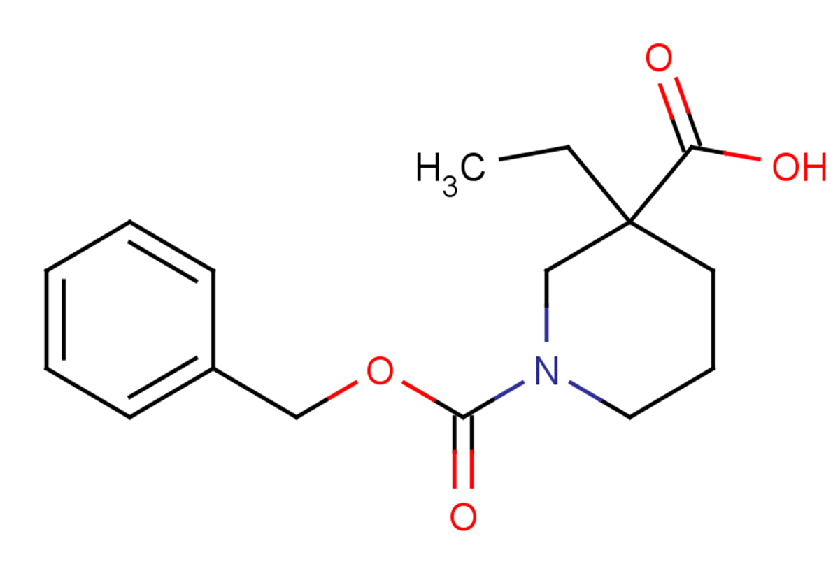 1-[(benzyloxy)carbonyl]-3-ethylpiperidine-3-carboxylic acid