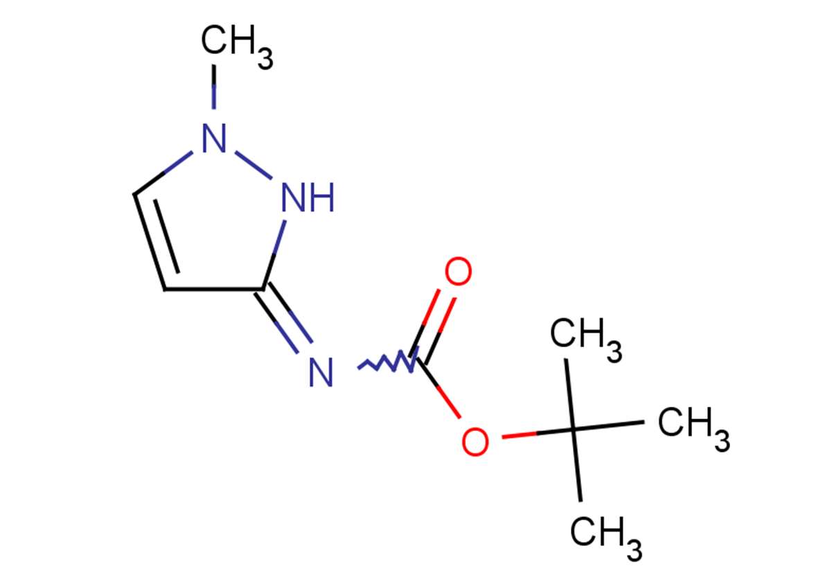 tert-butyl N-(1-methyl-2,3-dihydro-1H-pyrazol-3-ylidene)carbamate