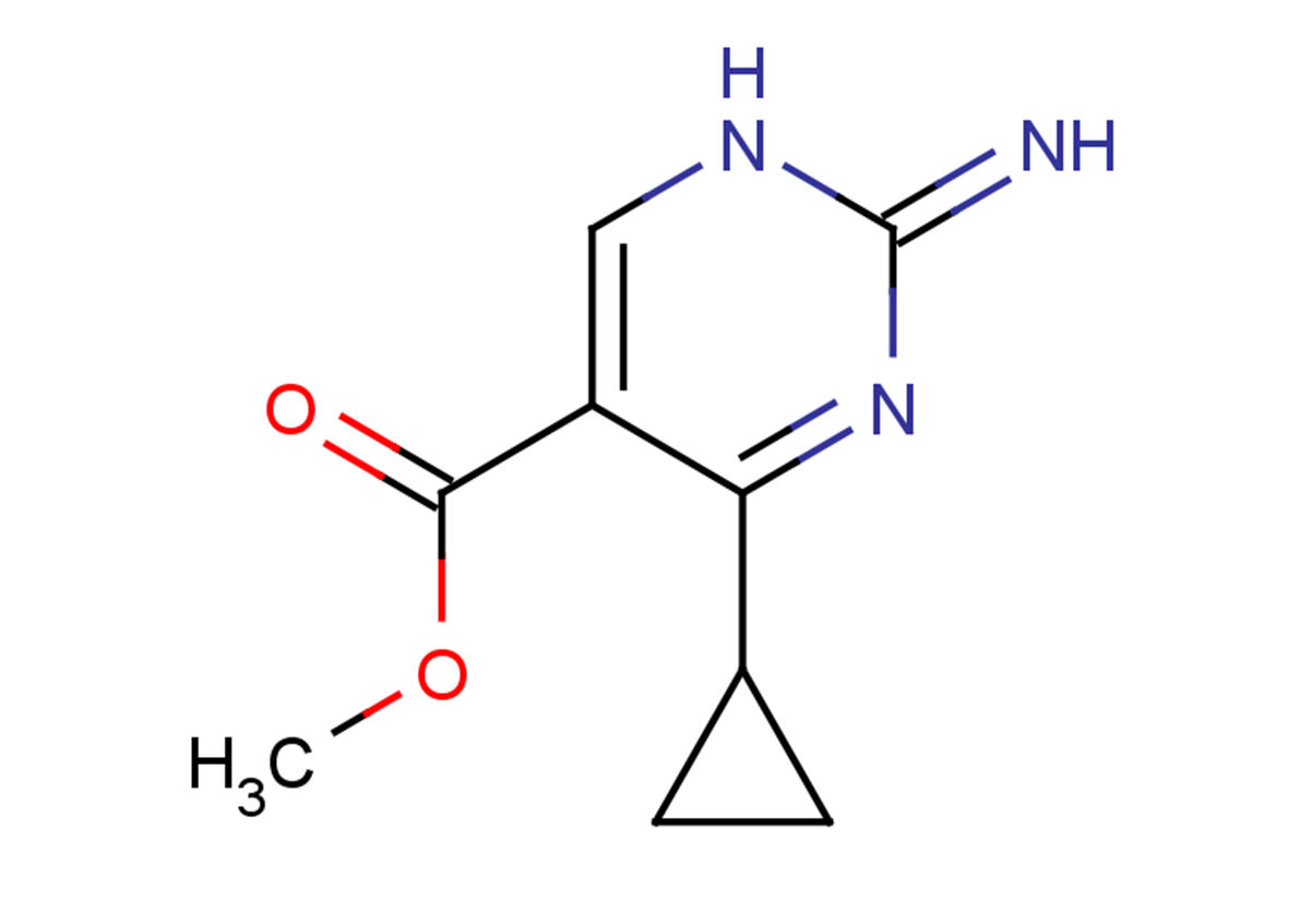 methyl 4-cyclopropyl-2-imino-1,2-dihydropyrimidine-5-carboxylate