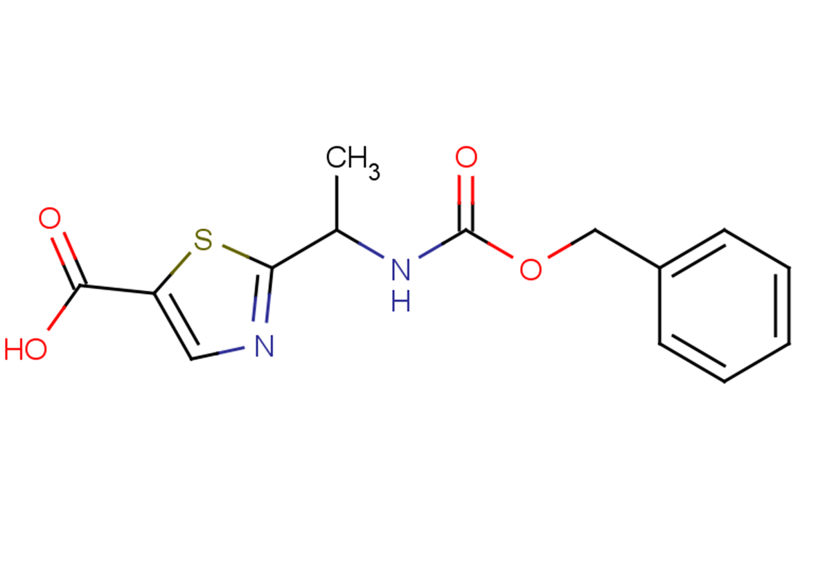 2-(1-{[(benzyloxy)carbonyl]amino}ethyl)-1,3-thiazole-5-carboxylic acid