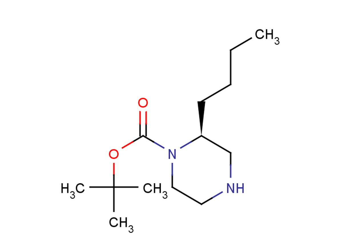 tert-butyl (2S)-2-butylpiperazine-1-carboxylate