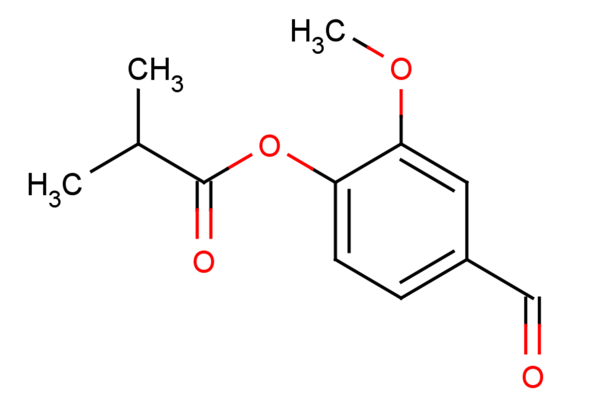 4-formyl-2-methoxyphenyl 2-methylpropanoate