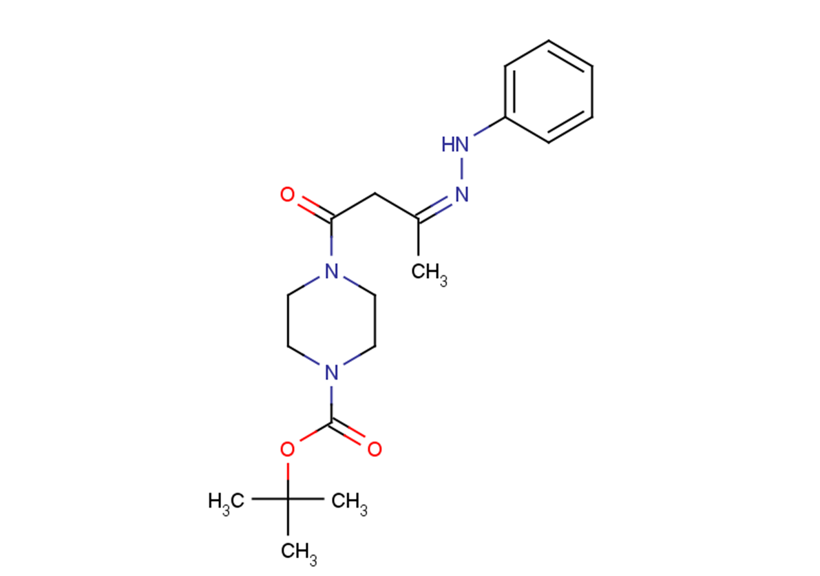 tert-butyl 4-[(3Z)-3-(2-phenylhydrazin-1-ylidene)butanoyl]piperazine-1-carboxylate