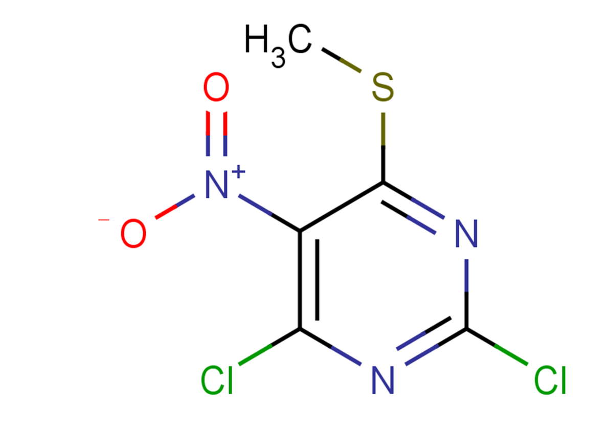 2,4-dichloro-6-(methylsulfanyl)-5-nitropyrimidine