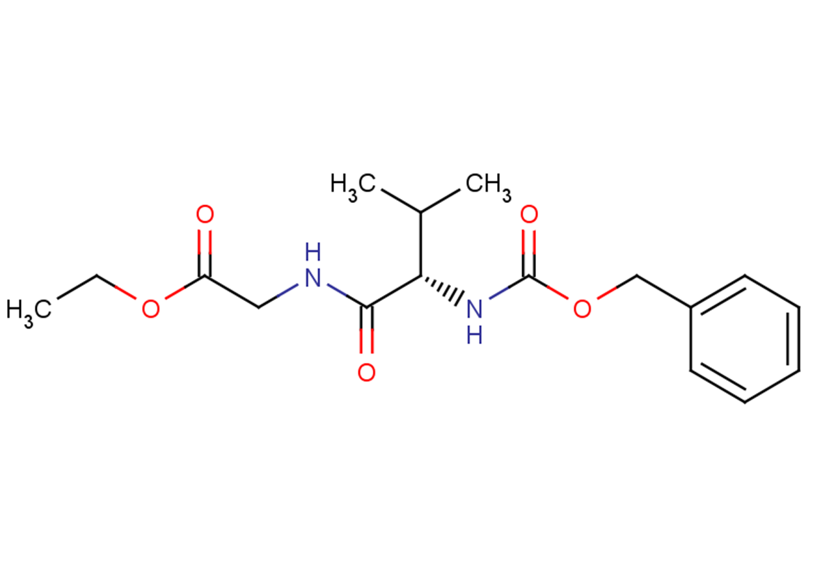 ethyl 2-[(2S)-2-{[(benzyloxy)carbonyl]amino}-3-methylbutanamido]acetate