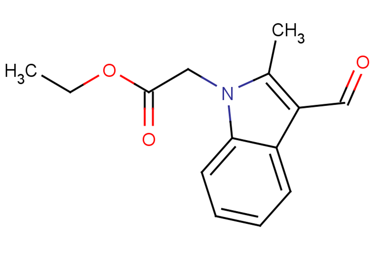 ethyl 2-(3-formyl-2-methyl-1H-indol-1-yl)acetate