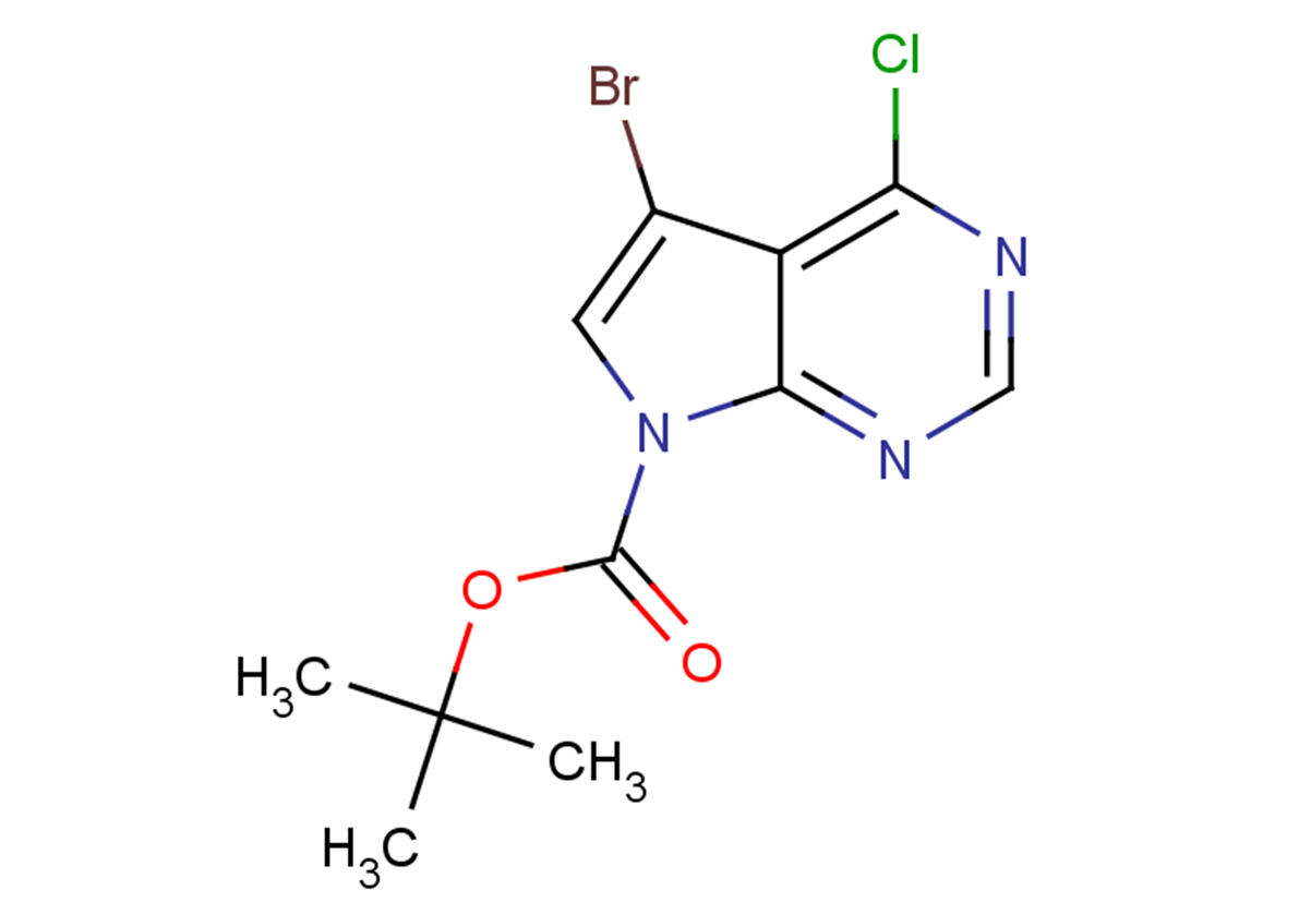 tert-butyl 5-bromo-4-chloro-7H-pyrrolo[2,3-d]pyrimidine-7-carboxylate