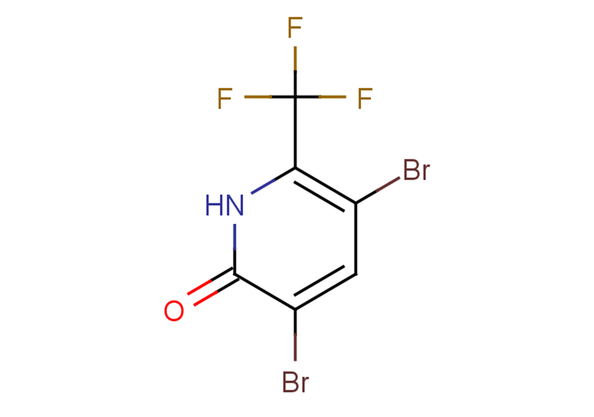 3,5-dibromo-6-(trifluoromethyl)-1,2-dihydropyridin-2-one