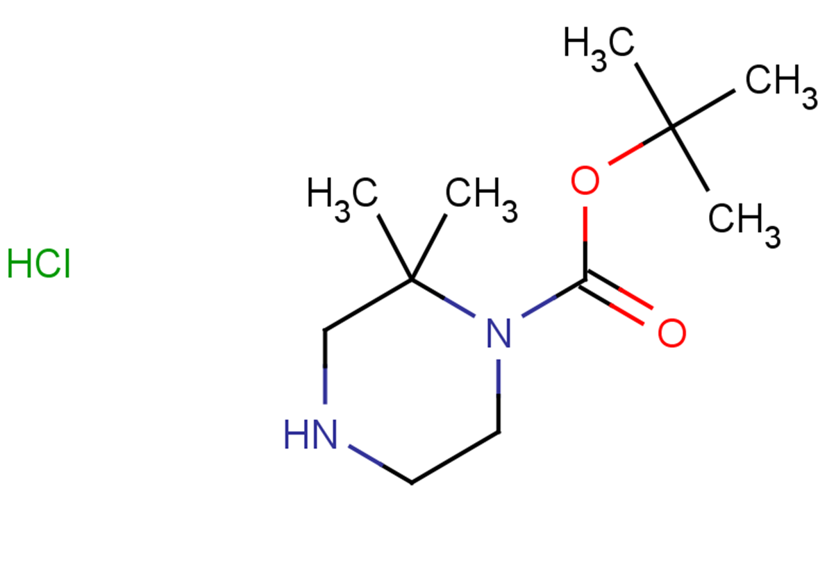 tert-butyl 2,2-dimethylpiperazine-1-carboxylate hydrochloride