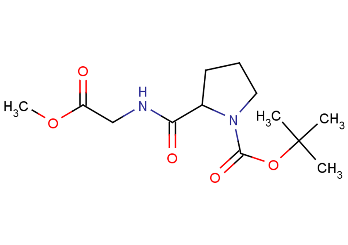 tert-butyl 2-[(2-methoxy-2-oxoethyl)carbamoyl]pyrrolidine-1-carboxylate