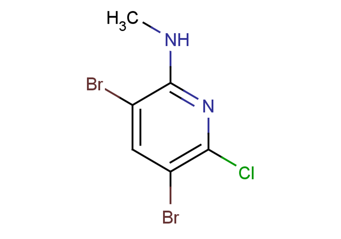 3,5-dibromo-6-chloro-N-methylpyridin-2-amine