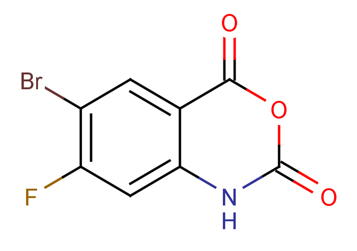 6-bromo-7-fluoro-2,4-dihydro-1H-3,1-benzoxazine-2,4-dione