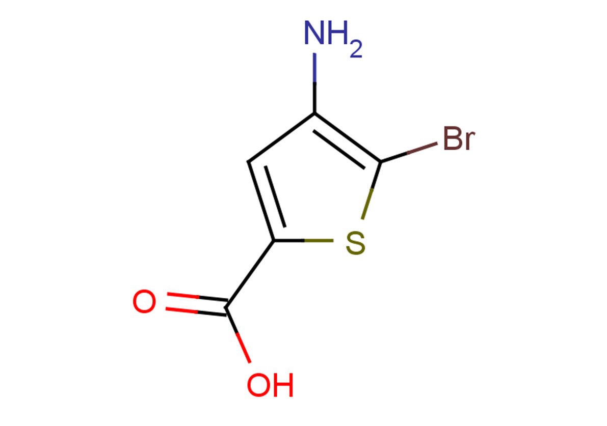 4-amino-5-bromothiophene-2-carboxylic acid