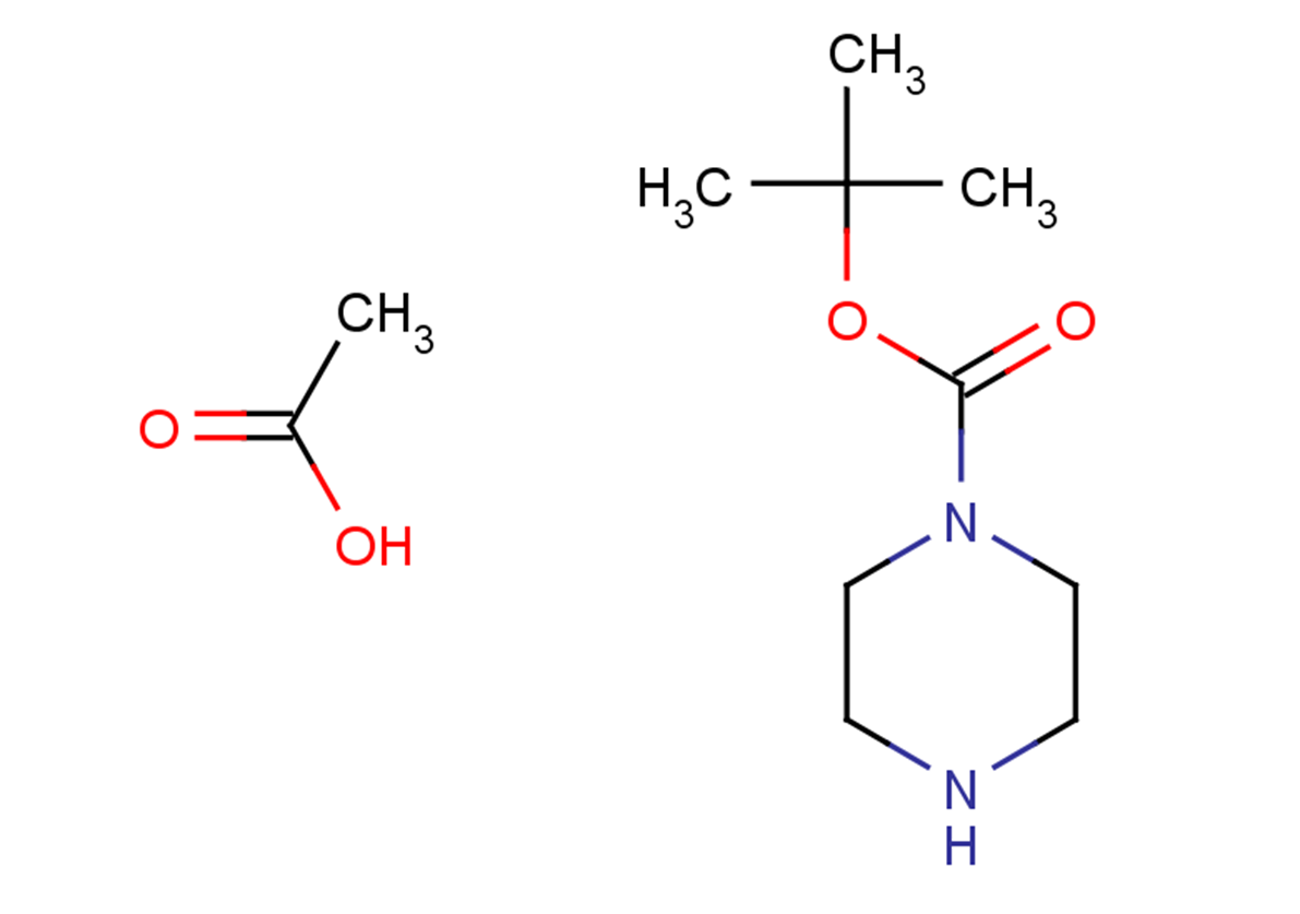 acetic acid; tert-butyl piperazine-1-carboxylate