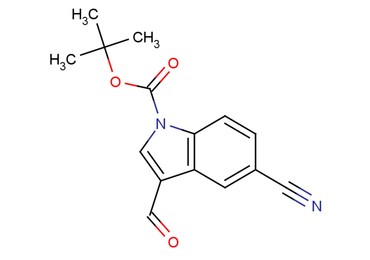 tert-butyl 5-cyano-3-formyl-1H-indole-1-carboxylate