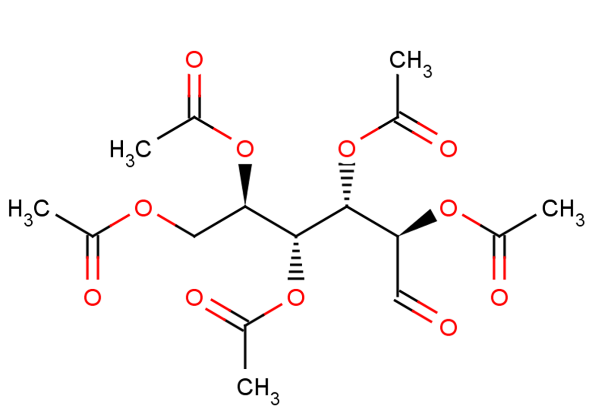 (2R,3R,4S,5R)-1,2,4,5-tetrakis(acetyloxy)-6-oxohexan-3-yl acetate