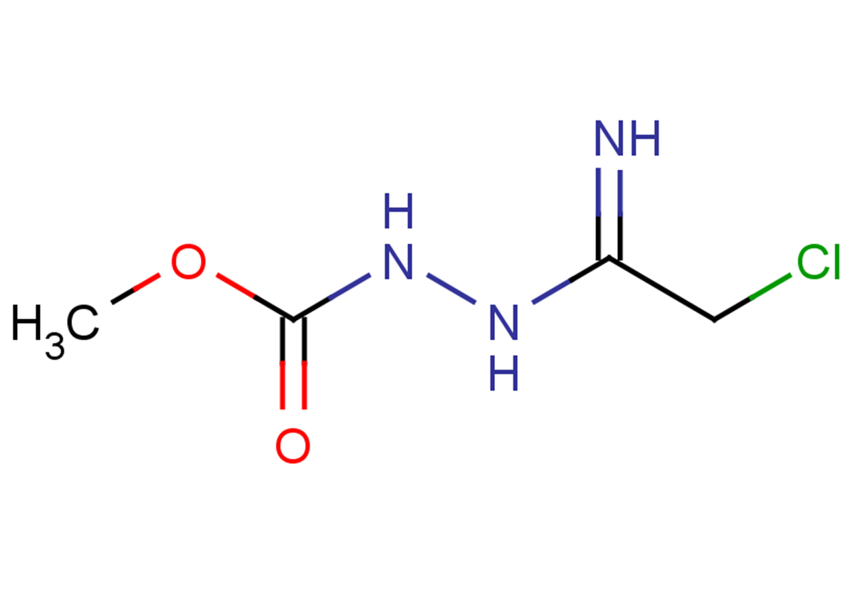 N'-(2-chloroethanimidoyl)methoxycarbohydrazide