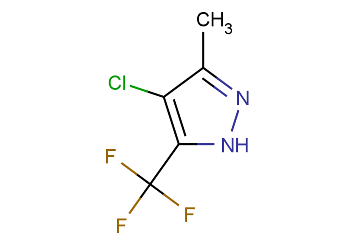 4-chloro-3-methyl-5-(trifluoromethyl)-1H-pyrazole