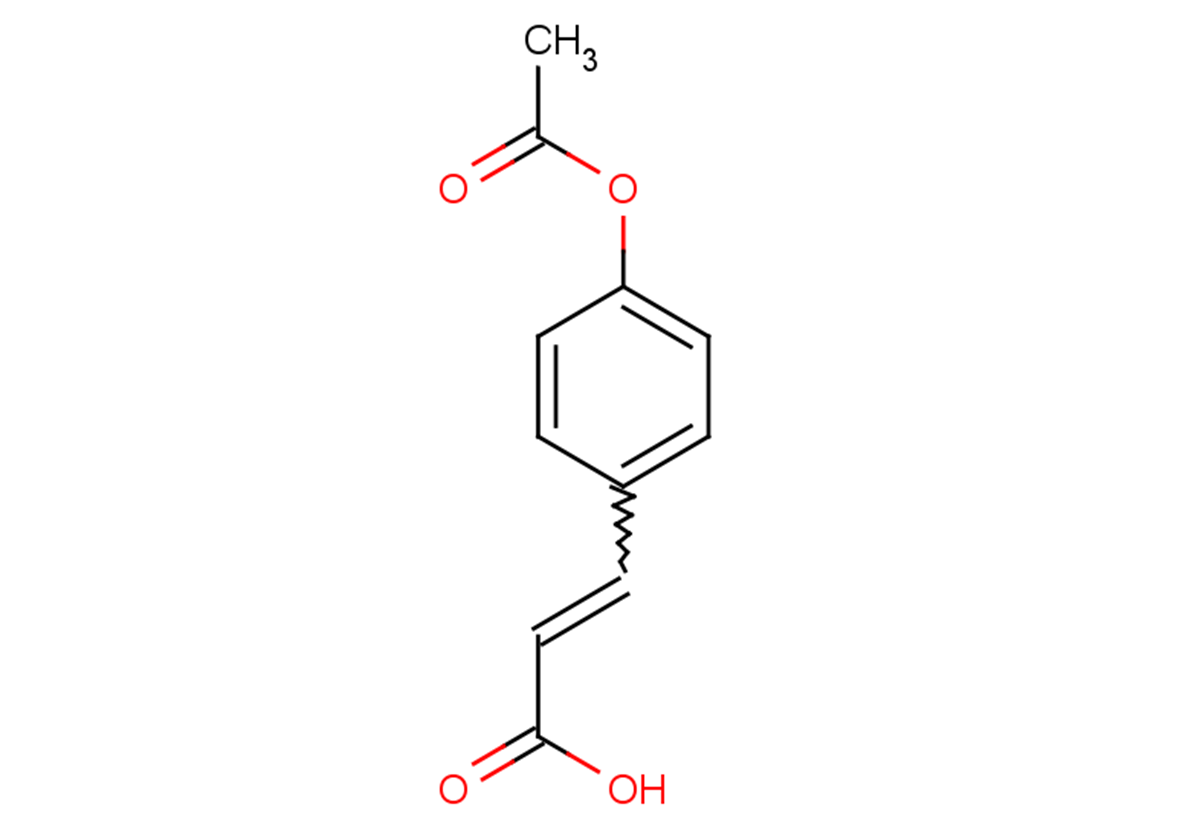 3-[4-(acetyloxy)phenyl]prop-2-enoic acid
