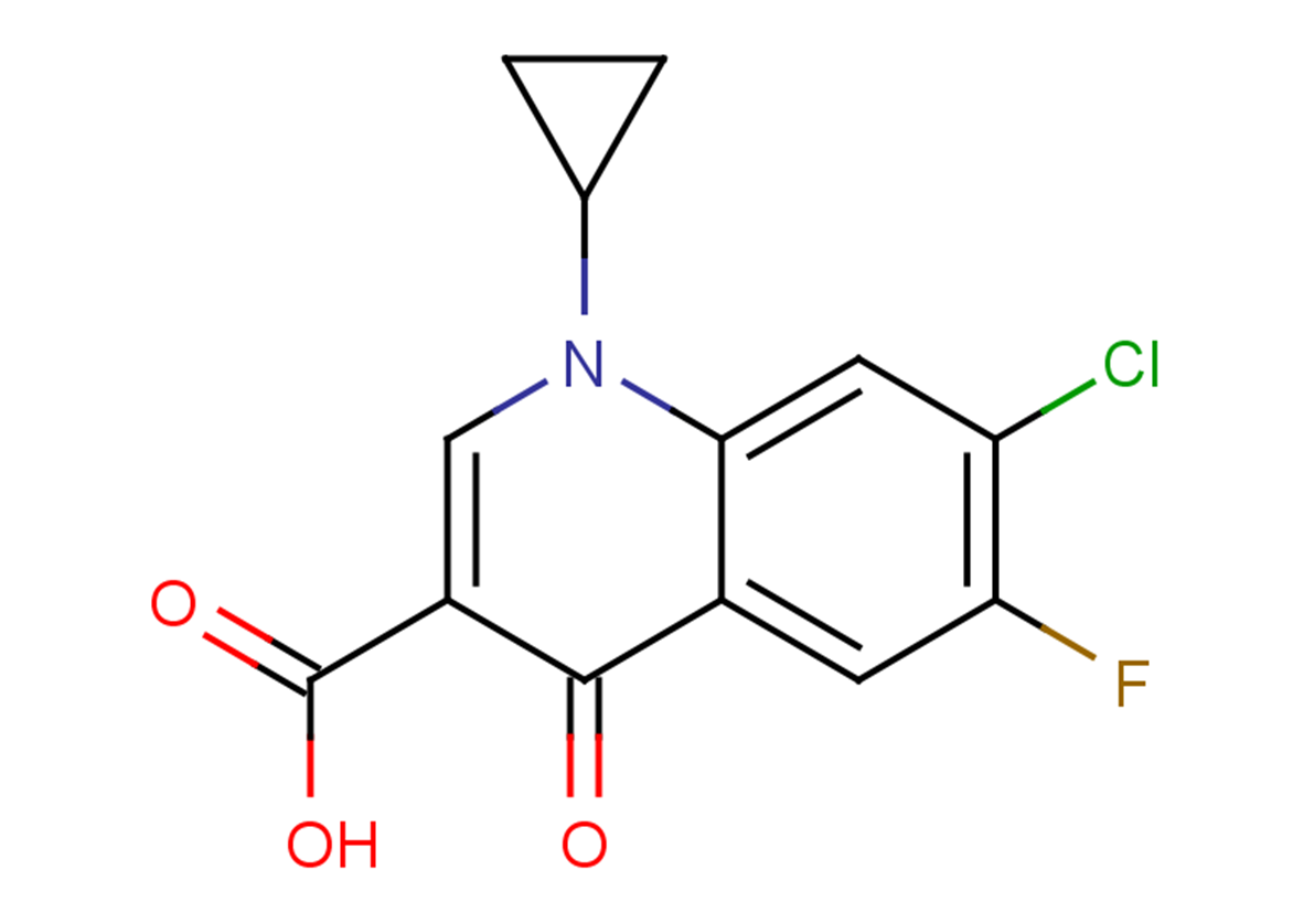 7-chloro-1-cyclopropyl-6-fluoro-4-oxo-1,4-dihydroquinoline-3-carboxylic acid