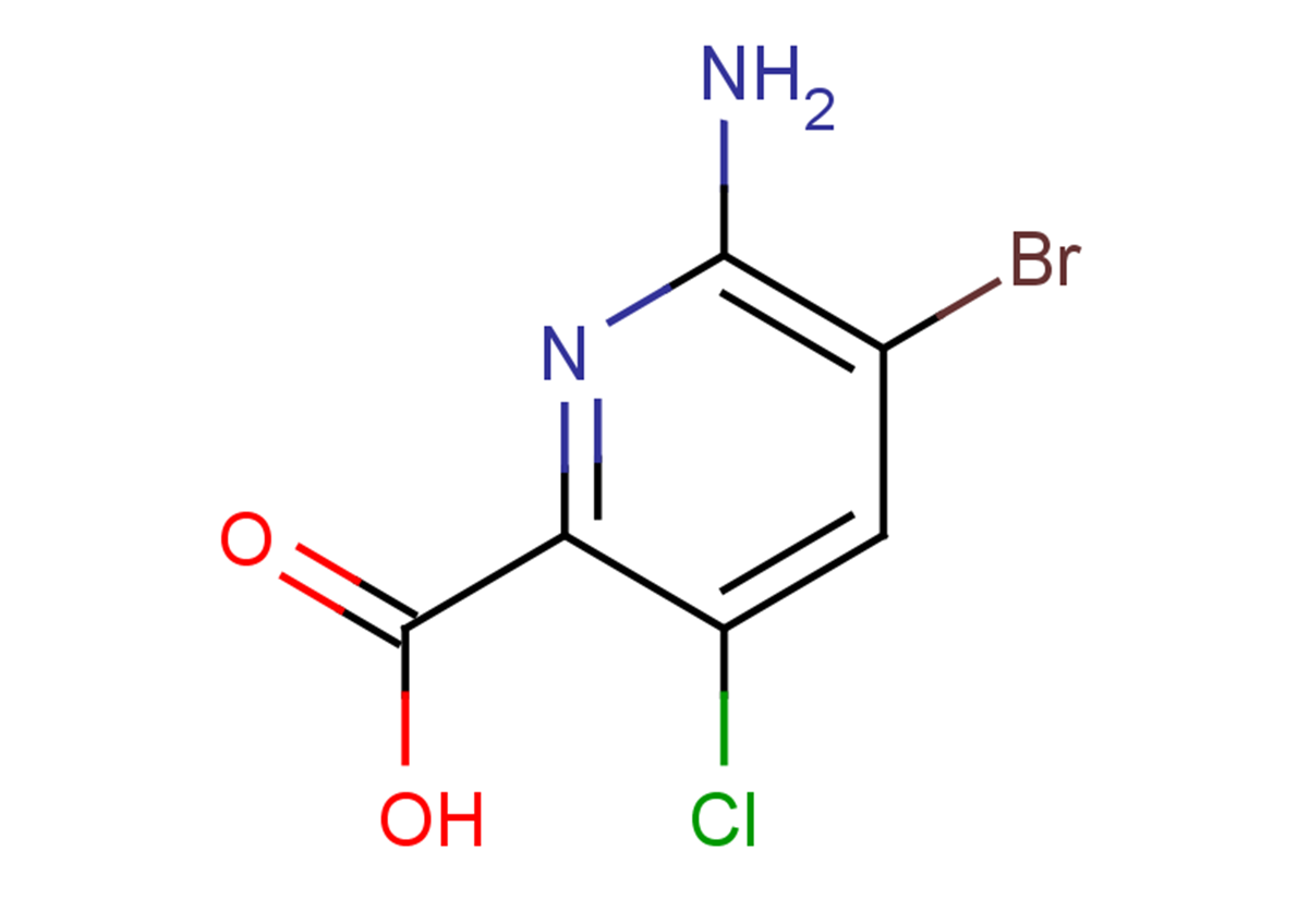 6-amino-5-bromo-3-chloropyridine-2-carboxylic acid