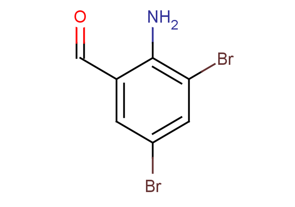 2-amino-3,5-dibromobenzaldehyde