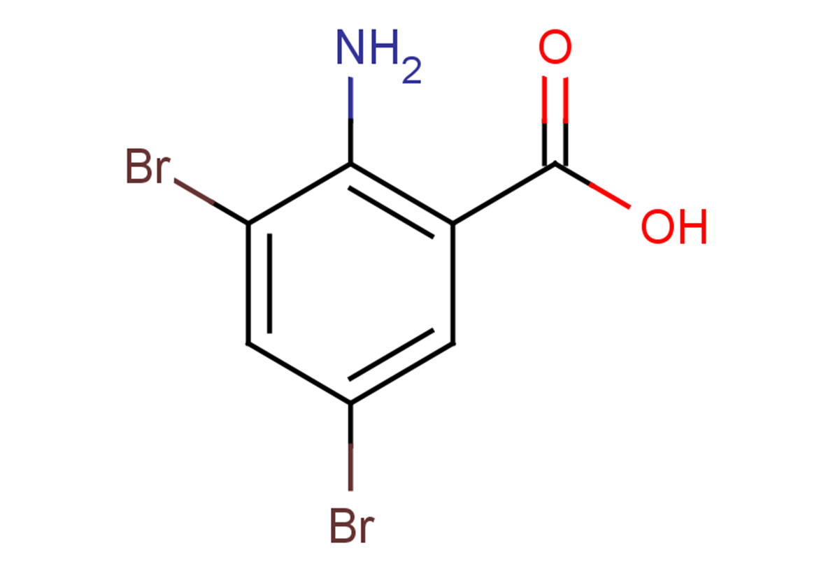 2-amino-3,5-dibromobenzoic acid