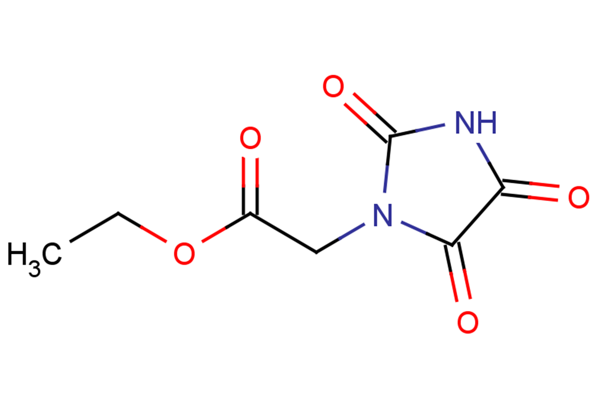 ethyl 2-(2,4,5-trioxoimidazolidin-1-yl)acetate
