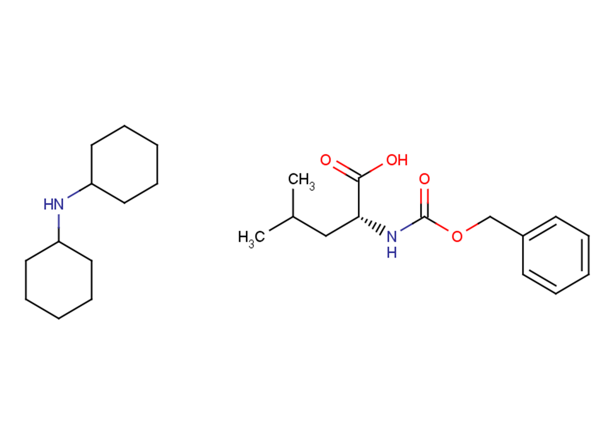 (2R)-2-{[(benzyloxy)carbonyl]amino}-4-methylpentanoic acid; N-cyclohexylcyclohexanamine
