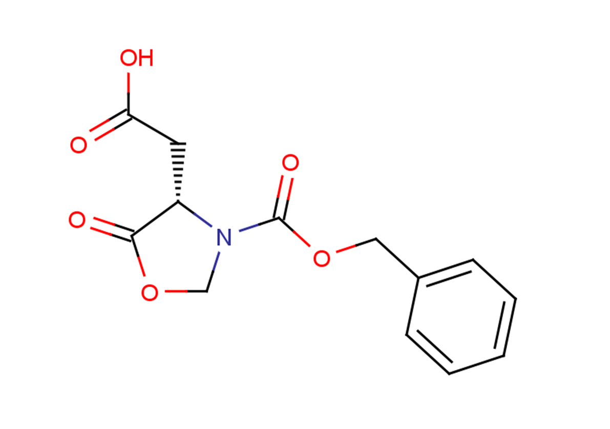 2-[(4S)-3-[(benzyloxy)carbonyl]-5-oxo-1,3-oxazolidin-4-yl]acetic acid