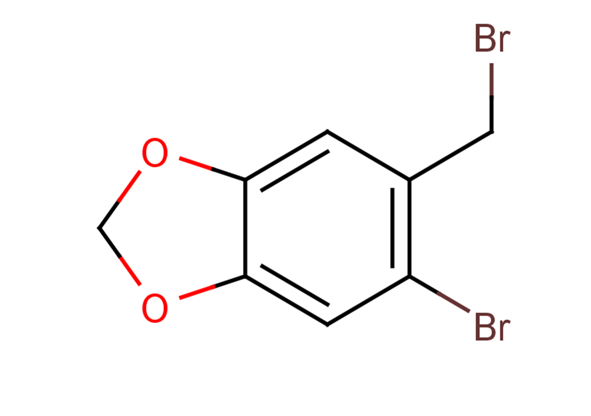 5-bromo-6-(bromomethyl)-2H-1,3-benzodioxole